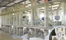 100 Tons rice mill plant project in Juxian